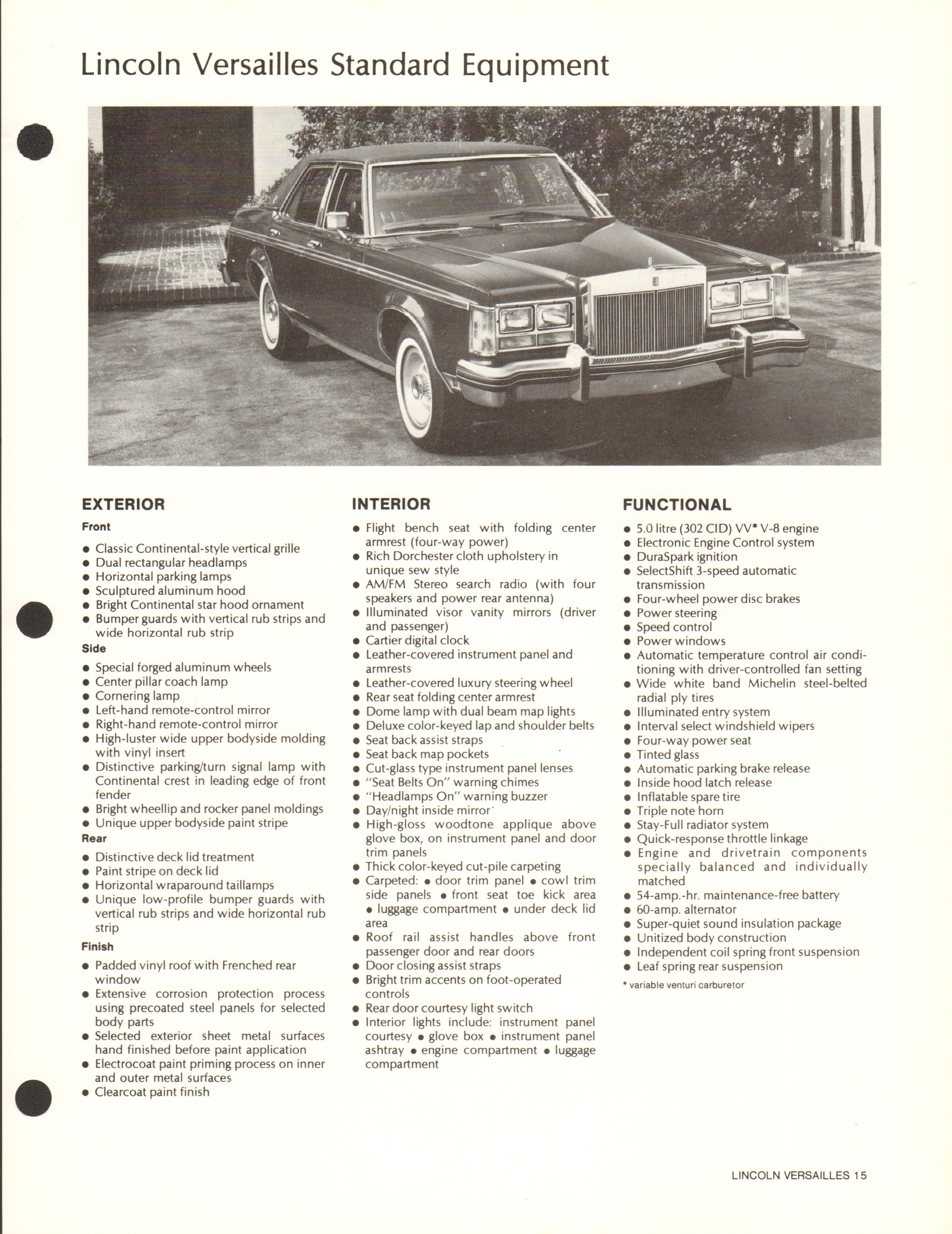 1978 Lincoln Products Fact Book