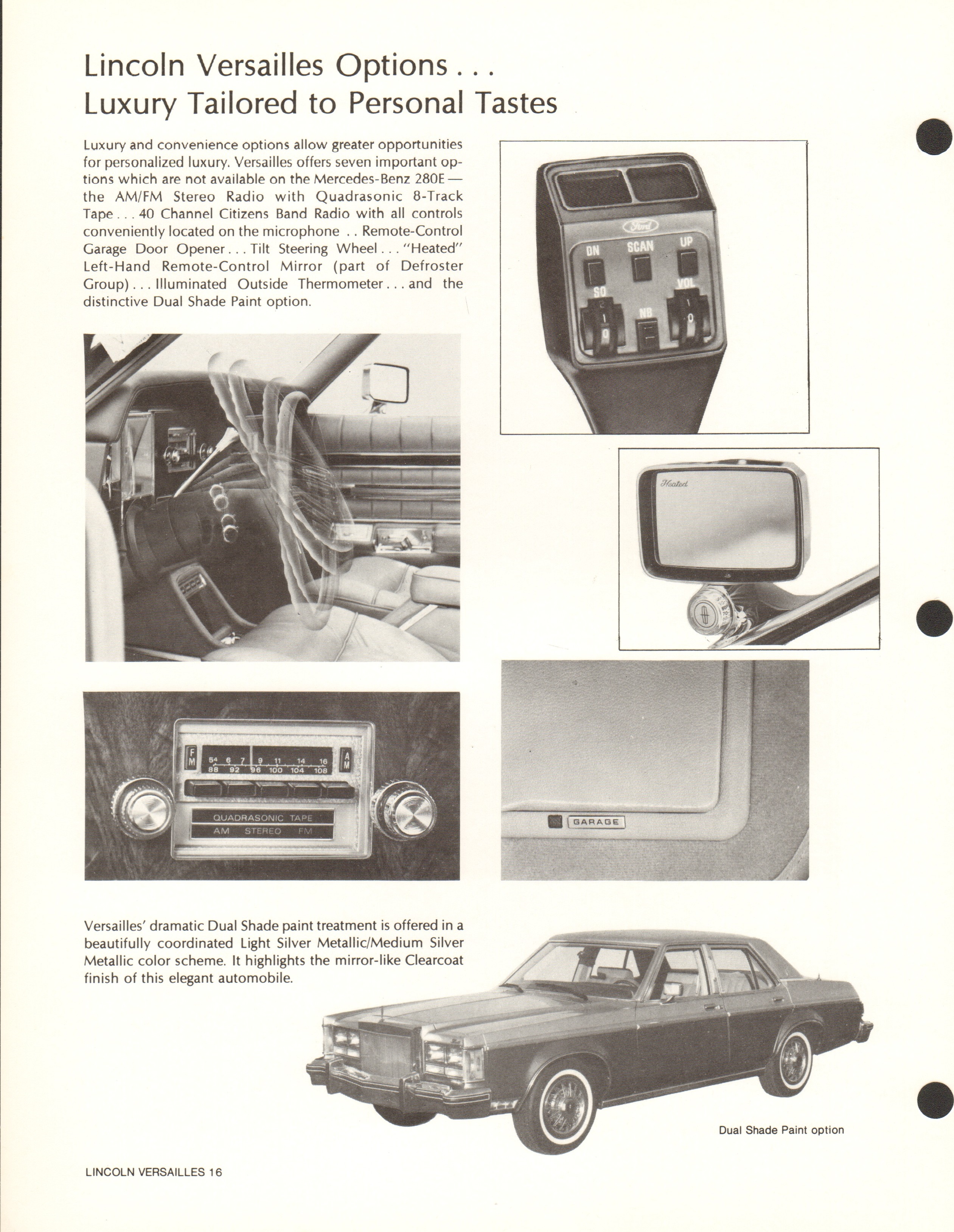 1978 Lincoln Products Fact Book